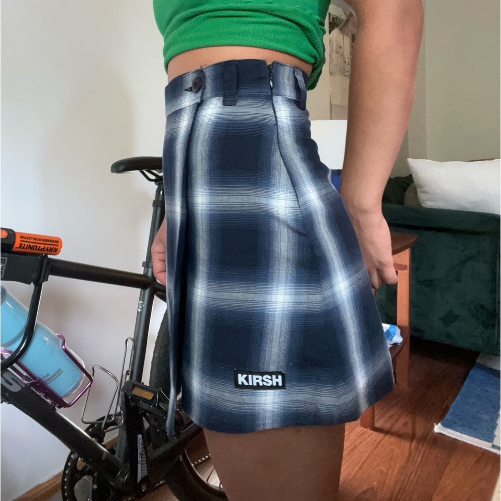 Plaid mini skirt *like new* 💙